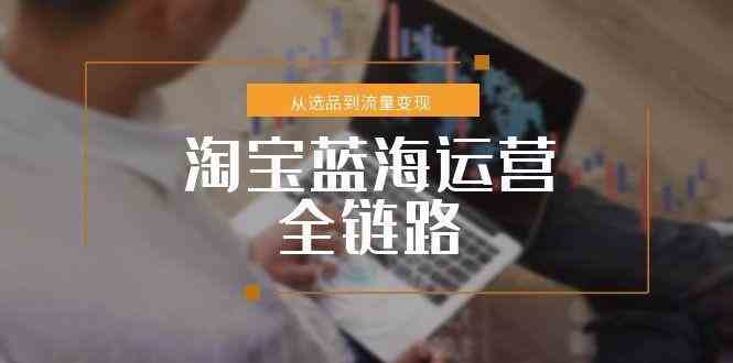 淘宝蓝海运营全链路,从选品到流量变现,小类目突围完整方案-润格副业网-每天分享热门副业赚钱项目