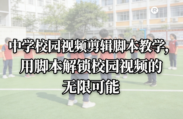 中学校园视频剪辑脚本教学，用脚本解锁校园视频的无限可能-润格副业网-每天分享热门副业赚钱项目