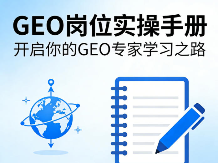 GEO岗位实操手册，开启你的GE0专家学习之路-润格副业网-每天分享热门副业赚钱项目