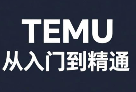 跨境麦冬·TEMU从入门到精通-润格副业网-每天分享热门副业赚钱项目