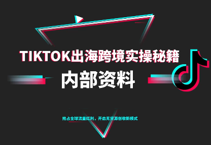 TikTok跨境电商0-1搭建运营(更新10月)-润格副业网-每天分享热门副业赚钱项目