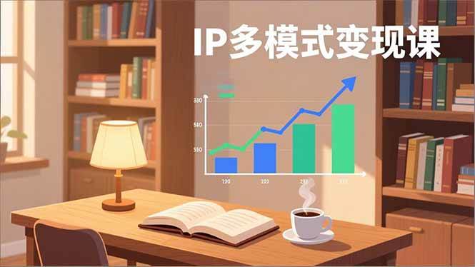 （17014期）IP多模式变现课，广告分成、种草激励、Live图带货，开拓多元收入，副业稳定月入过万-润格副业网-每天分享热门副业赚钱项目