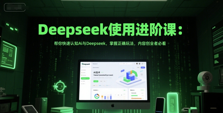 Deepseek使用进阶课：帮你快速认知Ai与Deepseek，掌握正确玩法，内容创业者必看-润格副业网-每天分享热门副业赚钱项目