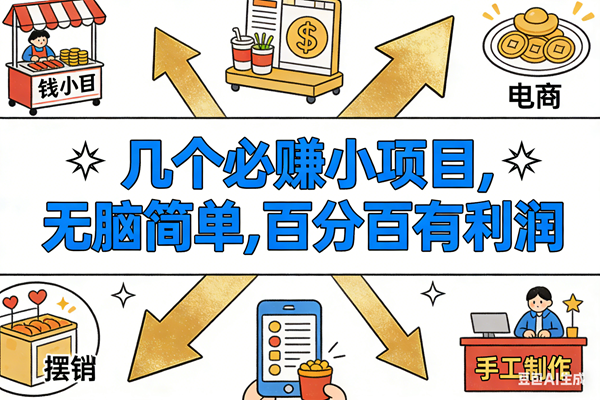 （16956期）9个必赚小项目，无脑简单，百分百有利润，副业首选，日入200+-润格副业网-每天分享热门副业赚钱项目