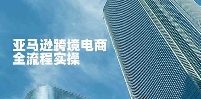 亚马逊跨境电商全流程实操，教你从零开始，掌握店铺运营与广告技巧-润格副业网-每天分享热门副业赚钱项目