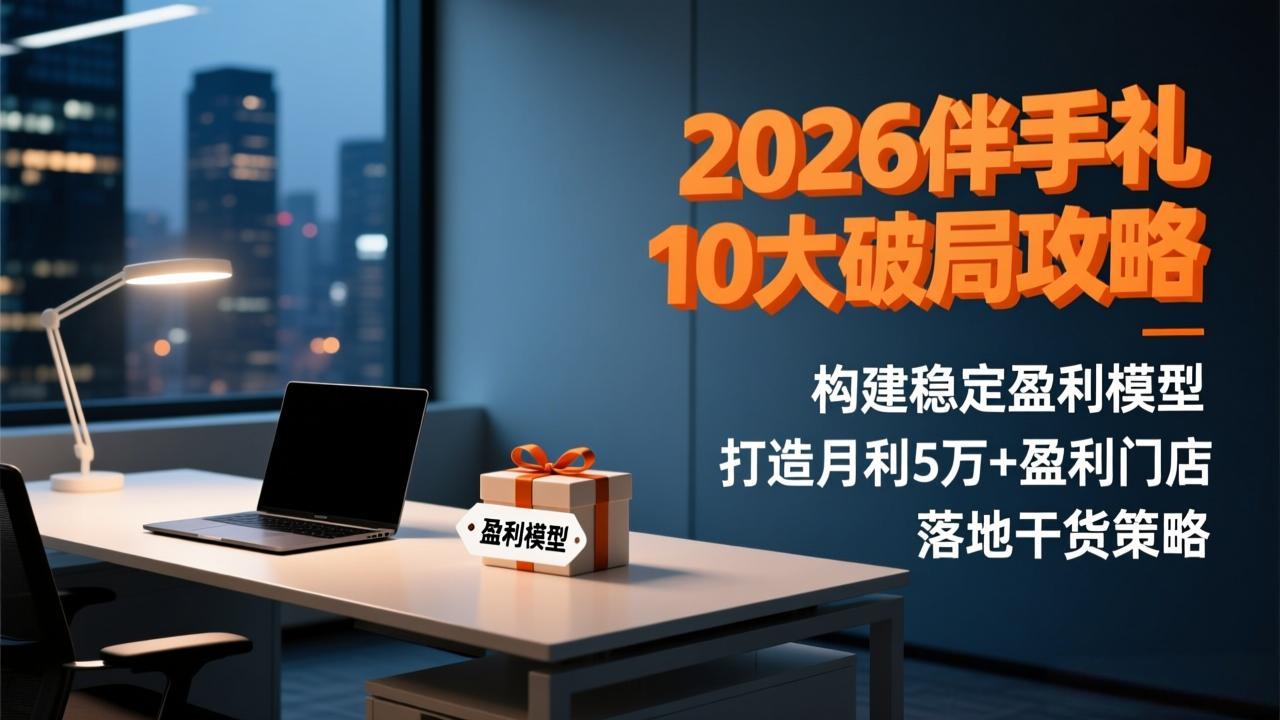 2026伴手礼10大破局攻略:构建稳定盈利模型,打造月利5万+盈利门店,落地干货策略 2026伴手礼10大破局攻略:构建稳定盈利模型,打造月利5万+盈利门店,落地干货策略