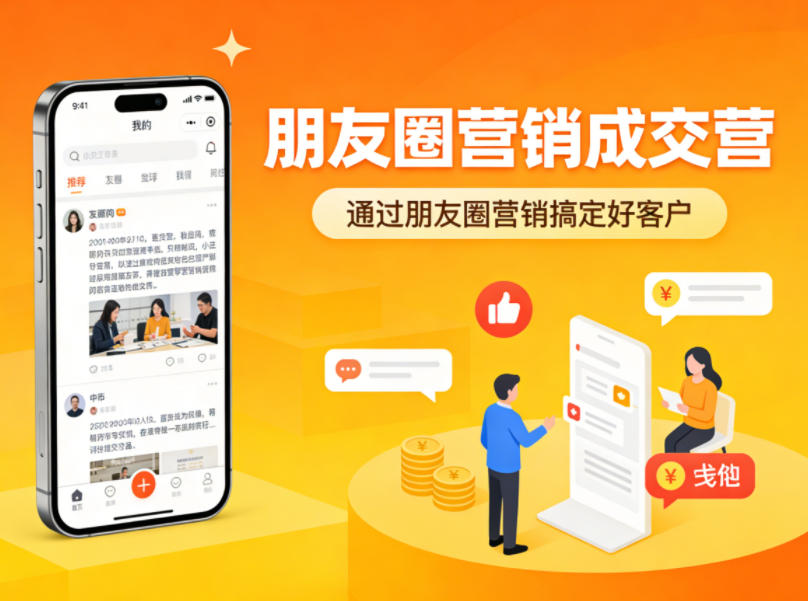 朋友圈营销成交营，通过朋友圈营销来搞定好客户-润格副业网-每天分享热门副业赚钱项目