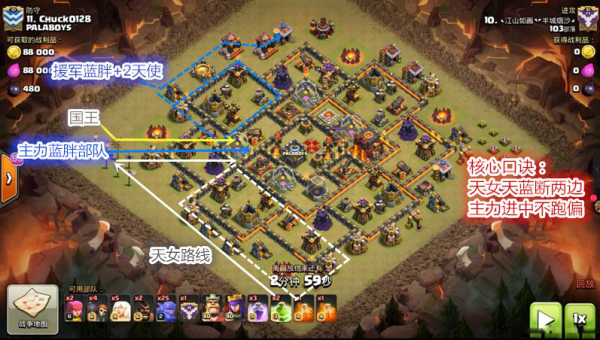 《部落冲突》天女武神流的战术组合与对战技巧-润格副业网-每天分享热门副业赚钱项目