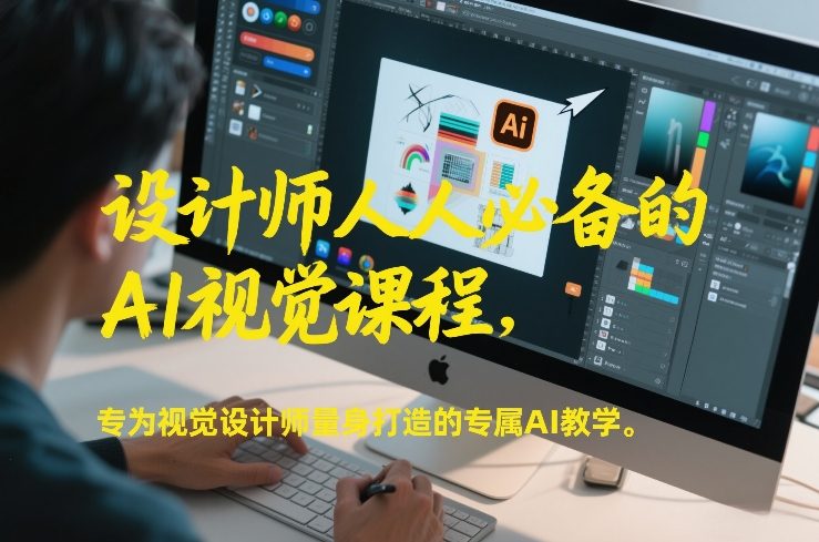 设计师人人必备的AI视觉课程，专为视觉设计师量身打造的专属AI教学-润格副业网-每天分享热门副业赚钱项目