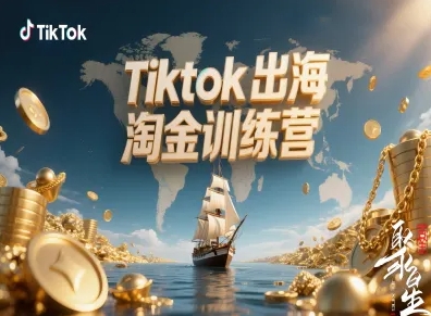 Tiktok出海淘金训练营，跨境电商TK实战变现-润格副业网-每天分享热门副业赚钱项目