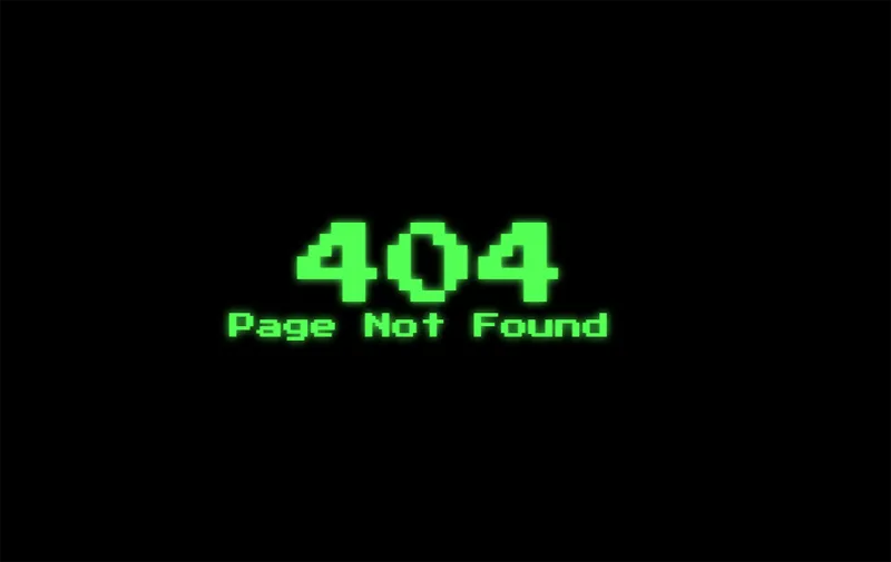 HTML黑色大气绿色发光字404错误页模板-润格副业网-每天分享热门副业赚钱项目