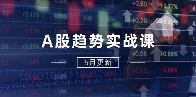 （14808期）A股趋势实战课：主力动向+政策红利，2025全年策略5月更新-润格副业网-每天分享热门副业赚钱项目