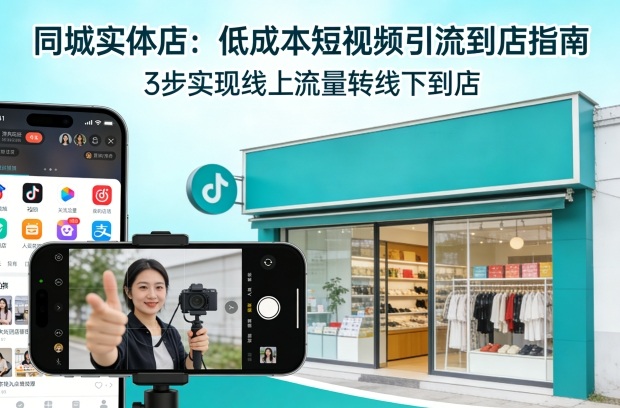 同城实体店，如何低成本把客户从短视频带到线下门店-润格副业网-每天分享热门副业赚钱项目