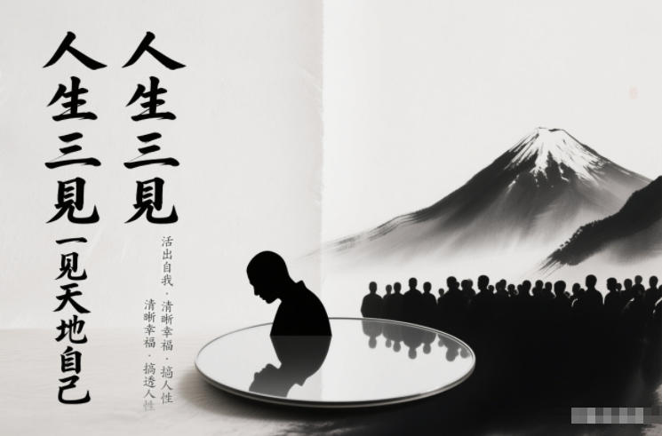 人生三见一见天地见众生见自己，活出自我拥有清晰幸福人生，搞透人性-润格副业网-每天分享热门副业赚钱项目