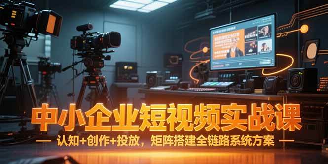 (15249期)中小企业短视频实战课,认知+创作+投放,矩阵搭建全链路系统方案-润格副业网-每天分享热门副业赚钱项目