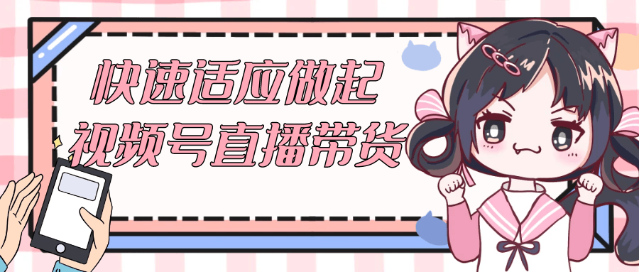 快速适应做起视频号直播带货-润格副业网-每天分享热门副业赚钱项目