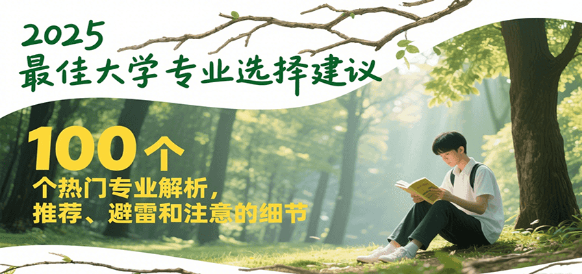 2025最佳大学专业选择建议，100个热门专业解析，推荐、避雷和注意的细节-润格副业网-每天分享热门副业赚钱项目