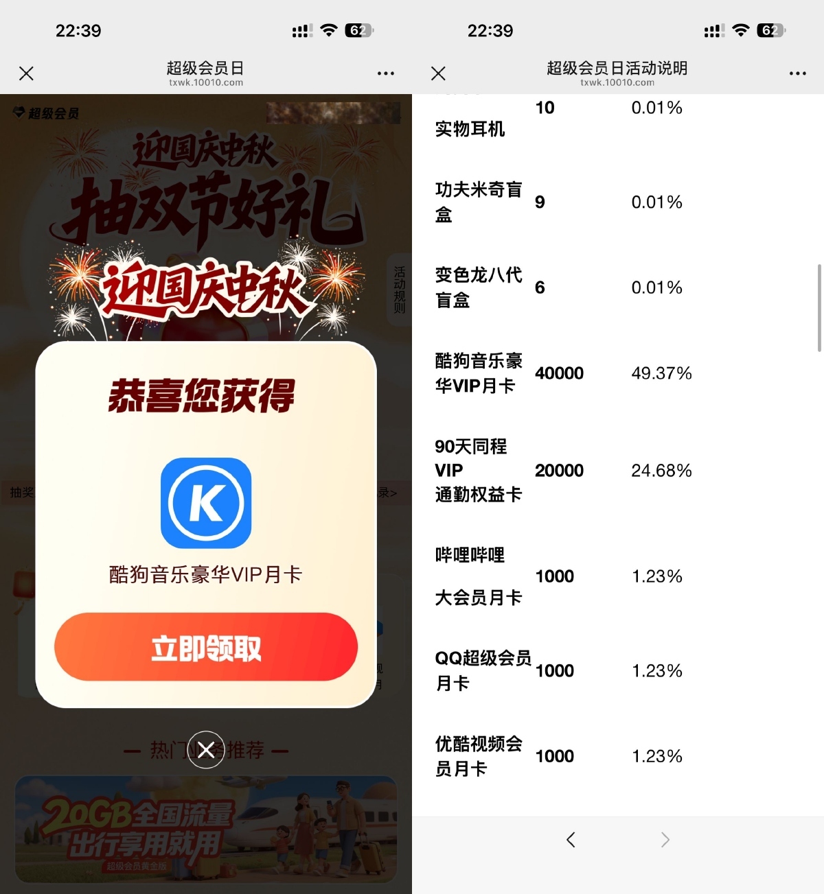 联通王卡抽实物或各类会员等-润格副业网-每天分享热门副业赚钱项目