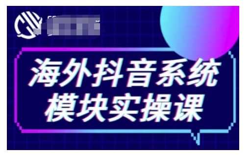 海外抖音Tiktok系统模块实操课，TK短视频带货，TK直播带货，TK小店端实操等-润格副业网-每天分享热门副业赚钱项目