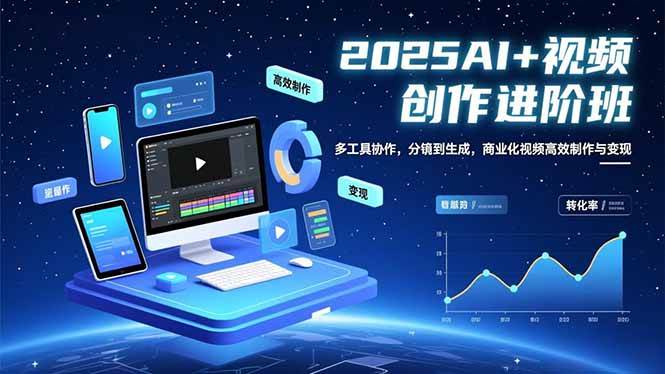 (16622期)AI+视频创作进阶班:多工具协作,分镜到生成,商业化视频高效制作与变现-润格副业网-每天分享热门副业赚钱项目