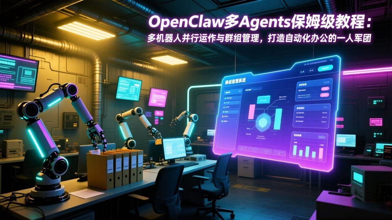 （17563期）OpenClaw多Agents保姆级教程：多机器人并行运作与群组管理，打造自动化办公的一人军团-润格副业网-每天分享热门副业赚钱项目