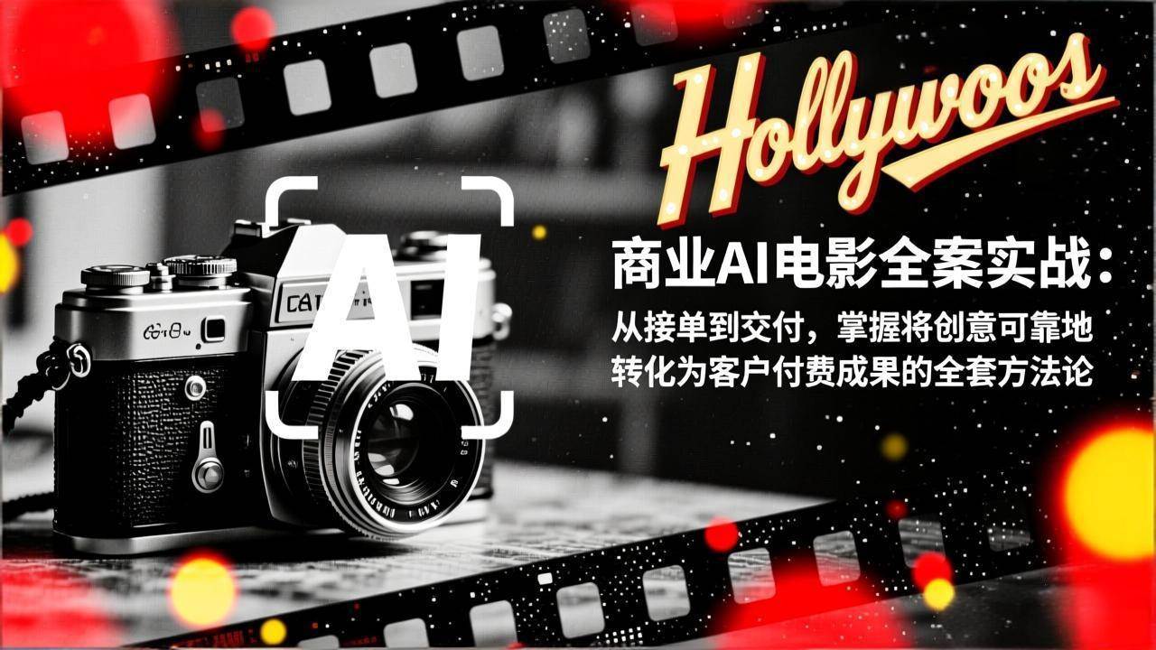 （17092期）商业AI电影全案实战：从接单到交付，掌握将创意可靠地转化为客户付费成果的全套方法论-润格副业网-每天分享热门副业赚钱项目