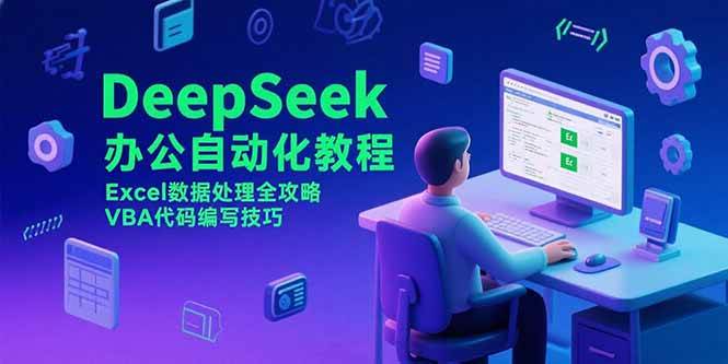 (15342期)DeepSeek办公自动化教程,Excel数据处理全攻略,VBA代码编写技巧-润格副业网-每天分享热门副业赚钱项目
