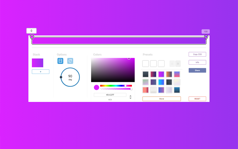Vue开发的CSS渐变色生成器网站源码-润格副业网-每天分享热门副业赚钱项目