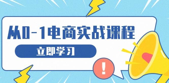 (13594期)从零做电商实战课程,教你如何获取访客、选品布局,搭建基础运营团队-润格副业网-每天分享热门副业赚钱项目