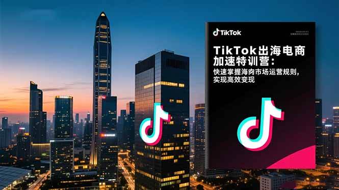 （16535期）TikTok出海电商加速特训营：快速掌握海外市场运营规则，实现高效变现-润格副业网-每天分享热门副业赚钱项目