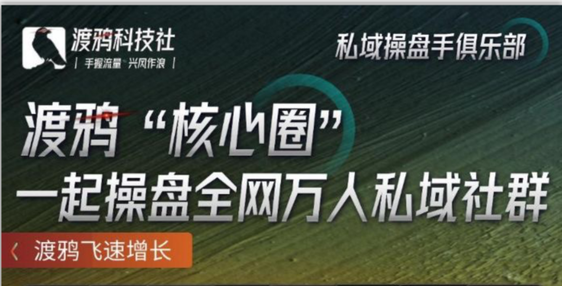 （15218期）渡鸦科技社-会员权益介绍-视频教程展示-润格副业网-每天分享热门副业赚钱项目
