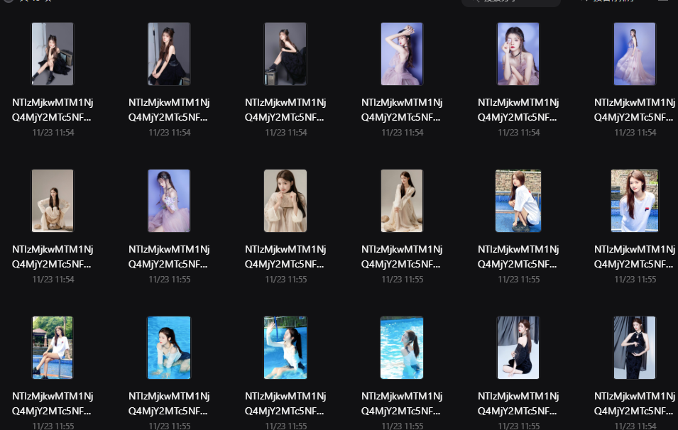 200张4K漂亮女孩美女人物-润格副业网-每天分享热门副业赚钱项目