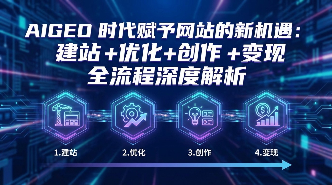 AIGEO+时代赋予网站的新机遇:建站+优化+创作+变现+全流程深度解析-润格副业网-每天分享热门副业赚钱项目