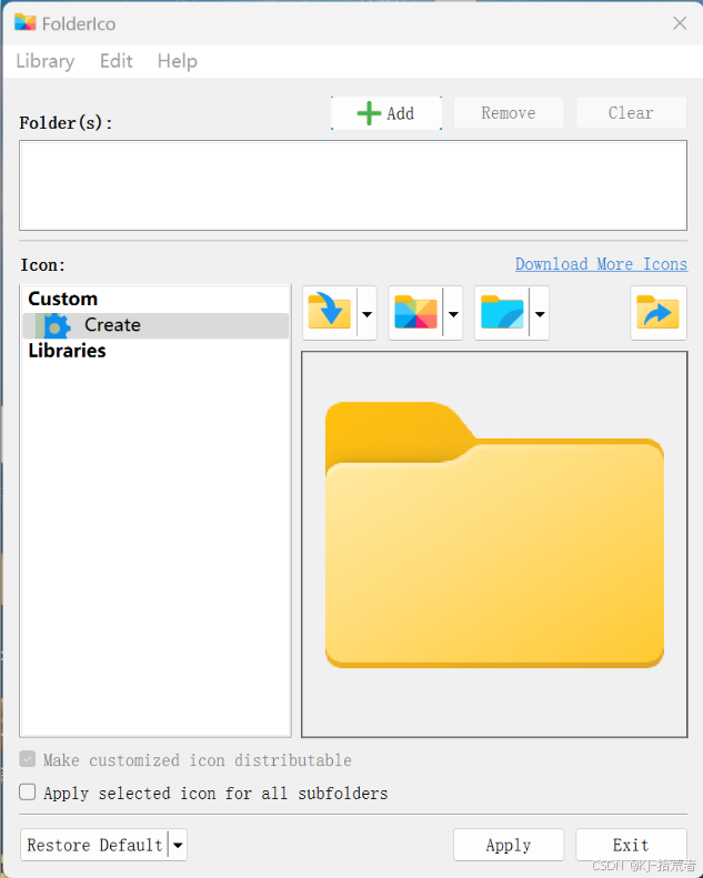 FolderIco文件夹颜色更改工具v8.1-润格副业网-每天分享热门副业赚钱项目