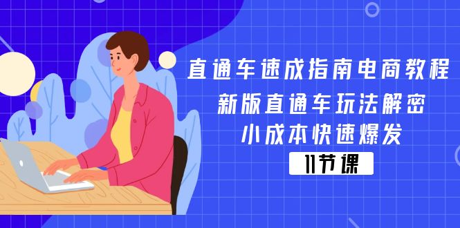（11537期）直通车 速成指南电商教程：新版直通车玩法解密，小成本快速爆发（11节）-润格副业网-每天分享热门副业赚钱项目