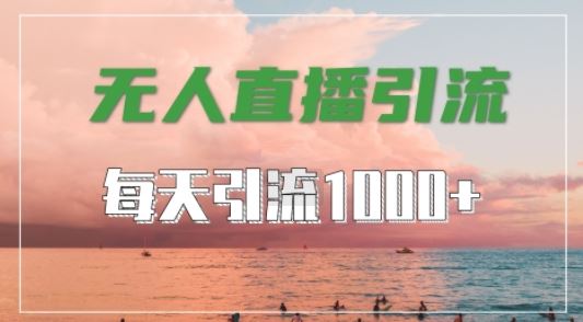 抖音快手视频号全平台通用，无人直播引流法，超暴力引流1000+高质量精准创业粉【揭秘】-润格副业网-每天分享热门副业赚钱项目
