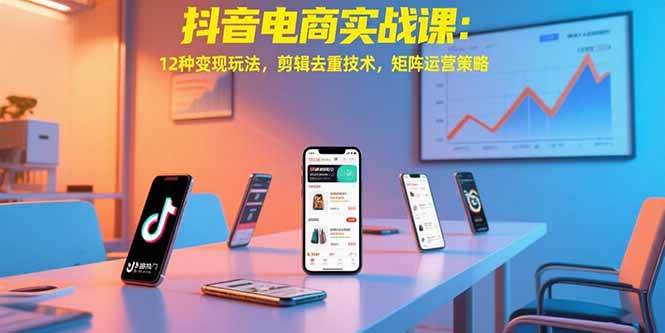 (15478期)抖音电商实战课:12种变现玩法,剪辑去重技术,矩阵运营策略-润格副业网-每天分享热门副业赚钱项目