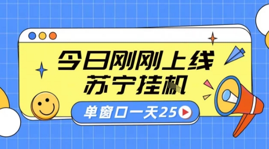 苏宁全自动采集挂G项目 稳定可批量 单窗口收益30+ 附教程【揭秘】-润格副业网-每天分享热门副业赚钱项目