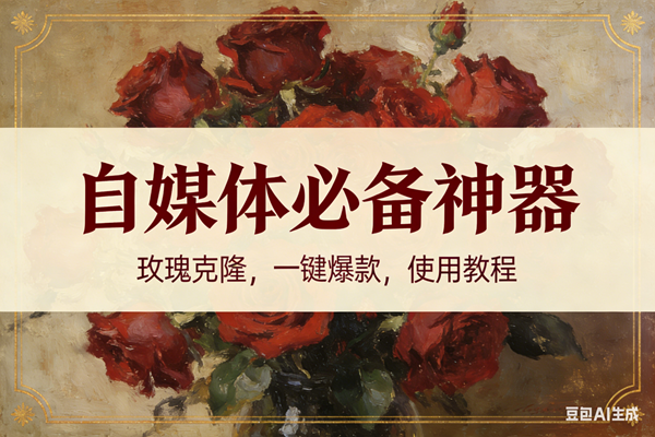 （16940期）玫瑰克隆神器，ai鲁大魔，自媒体必备的软件，一键爆款，详细教程-润格副业网-每天分享热门副业赚钱项目