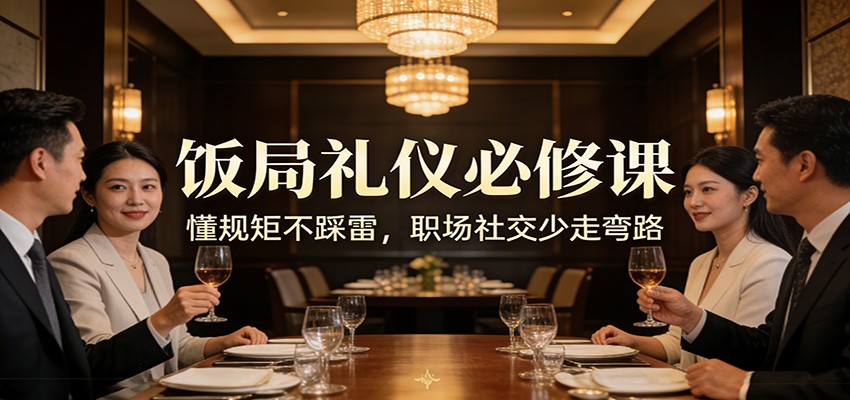 公众号收费文章：《饭局礼仪必修课：懂规矩不踩雷，职场社交少走弯路》-润格副业网-每天分享热门副业赚钱项目