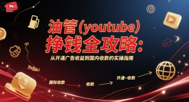 油管(youtube)挣钱全攻略:从开通广告收益到国内收款的实操指南(更新)-润格副业网-每天分享热门副业赚钱项目