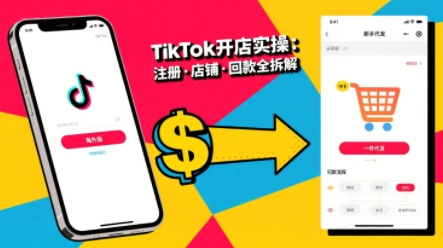 TikTok从开店到投流的进阶课,从基础实操到高阶技巧一网打尽-润格副业网-每天分享热门副业赚钱项目