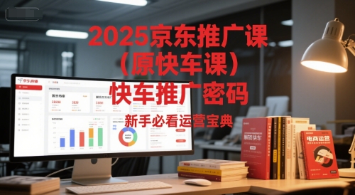 2025京东推广课（原快车课）解锁京东快车推广密码，新手必看运营宝典-润格副业网-每天分享热门副业赚钱项目