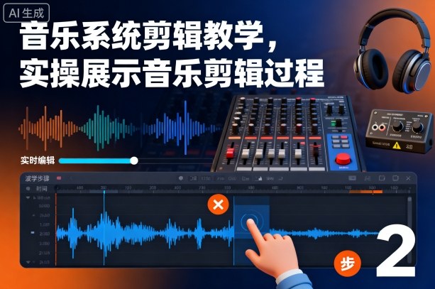 音乐系统剪辑教学，实操展示音乐剪辑过程-润格副业网-每天分享热门副业赚钱项目