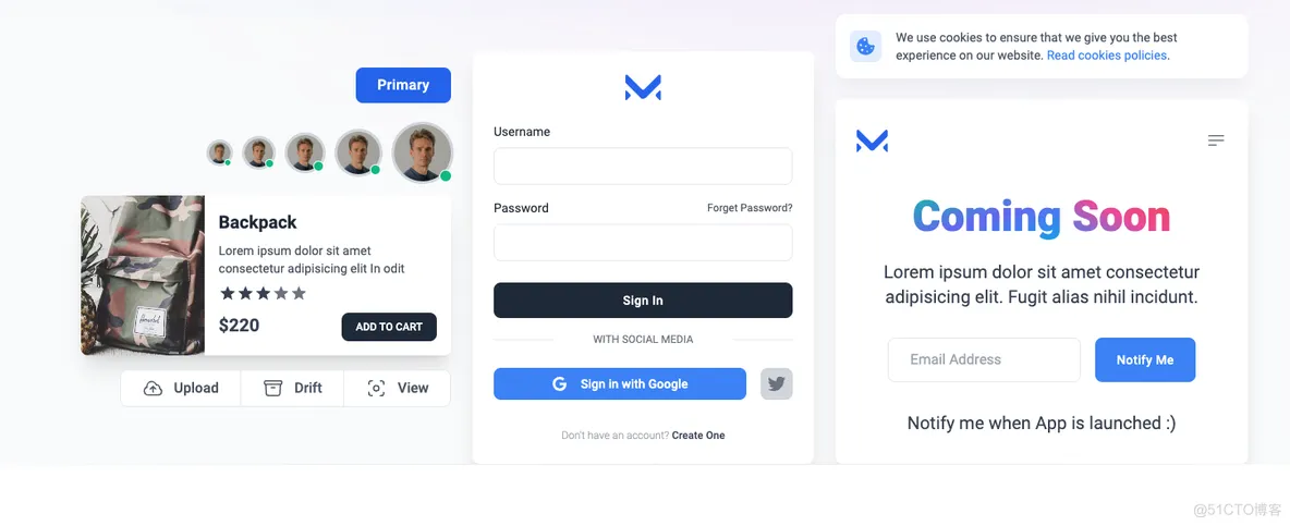 Meraki UI(基于Tailwind CSS构建的开源前端组件库)-润格副业网-每天分享热门副业赚钱项目