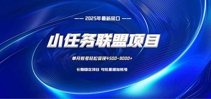 （16521期）小任务联盟项目：一台电脑每天只需10分钟，轻松简单稳定-润格副业网-每天分享热门副业赚钱项目