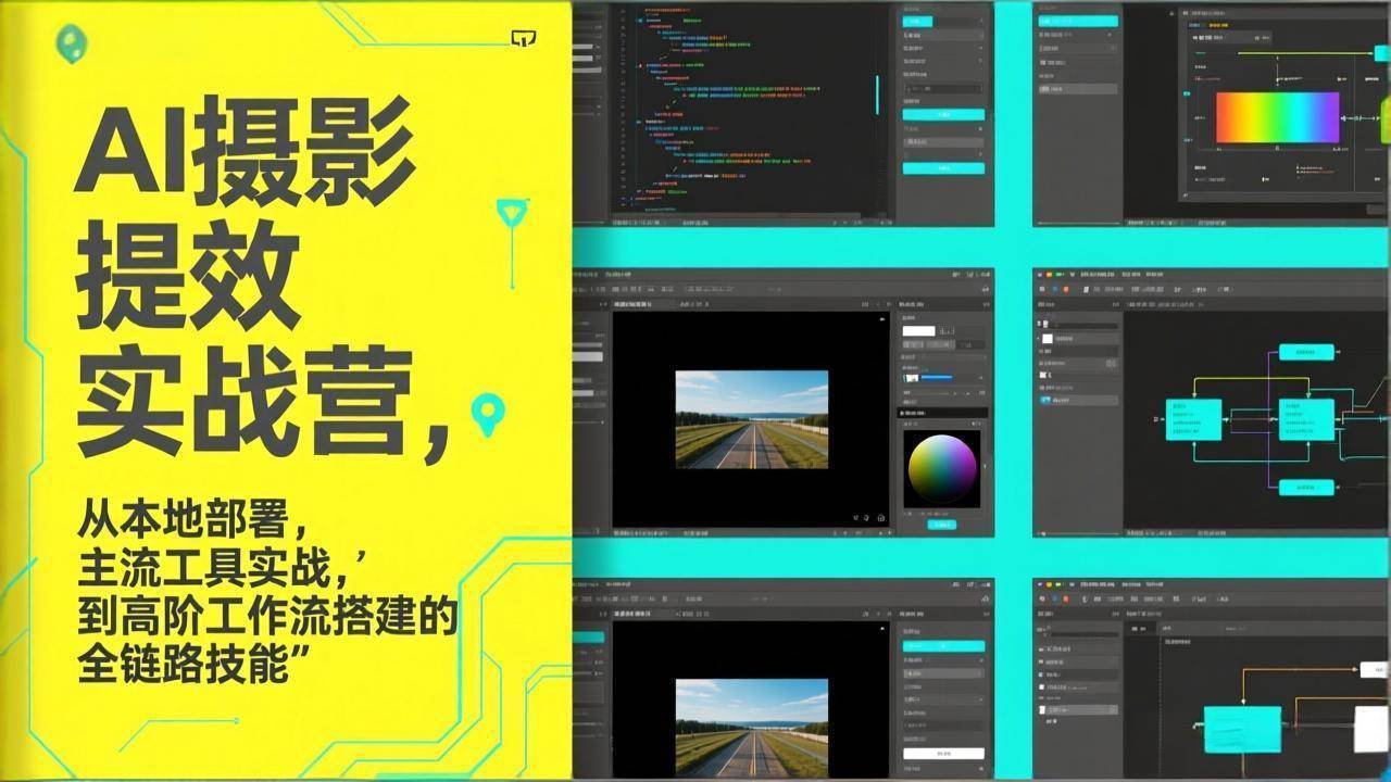 （17393期）AI+摄影提效实战营，从本地部署，主流工具实战，到高阶工作流搭建的全链路技能-润格副业网-每天分享热门副业赚钱项目