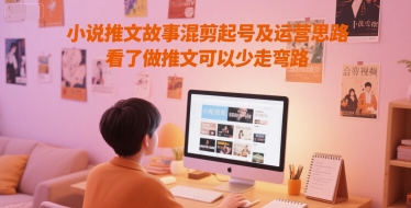 小说推文故事混剪起号及运营思路,看了做推文可以少走弯路-润格副业网-每天分享热门副业赚钱项目