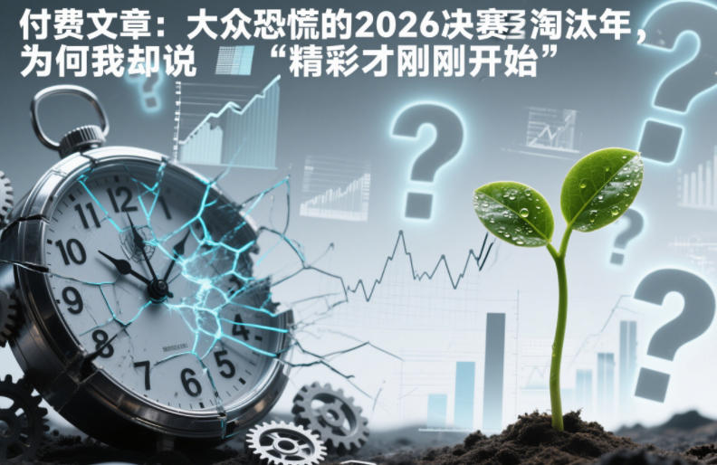 付费文章:大众恐慌的2026决赛淘汰年,为何我却说“精彩才刚刚开始”?-润格副业网-每天分享热门副业赚钱项目