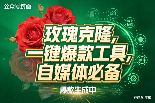 （17813期）玫瑰克隆，ai鲁大魔工具，自媒体必备神器，一键爆款，详细教程。-润格副业网-每天分享热门副业赚钱项目